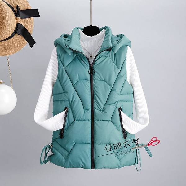 Moteriška liemenė su kaklaraiščiais ir kišene