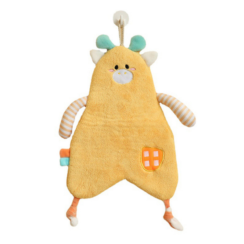 Animacinių filmų gyvūnai Rankšluosčiai Minkšta koralų vilna, aukštos kokybės sugerianti oda, nekenksminga odai Vaikiška nosinė virtuvės rankšluosčiai