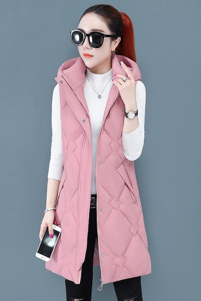 Moteriška liemenė su užtrauktuku ir kišene