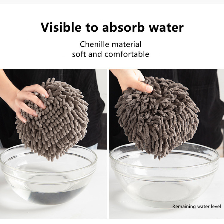 Wipe Hands Törülköző Golyó Konyha Szöszmentes Tiszta Fürdőszoba Nedvszívó, Gyorsan száradó törölköző Puha érintés Kéztisztítás Otthoni egészség