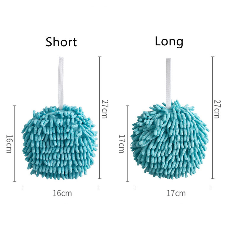 Wipe Hands Törülköző Golyó Konyha Szöszmentes Tiszta Fürdőszoba Nedvszívó, Gyorsan száradó törölköző Puha érintés Kéztisztítás Otthoni egészség