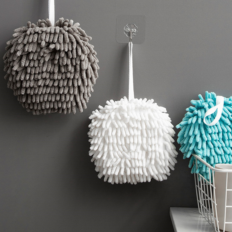 Wipe Hands Törülköző Golyó Konyha Szöszmentes Tiszta Fürdőszoba Nedvszívó, Gyorsan száradó törölköző Puha érintés Kéztisztítás Otthoni egészség