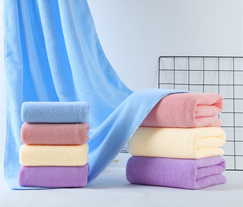 Coral fleece Σετ πετσέτες μπάνιου Απορροφητικές πετσέτες μπάνιου για ενήλικες Μονόχρωμο Μαλακό φιλικό πρόσωπο πετσέτα ντους χεριών για μπάνιο πετσέτα μπάνιου