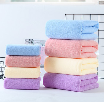 Комплект кърпи за баня от коралов руно Абсорбиращи кърпи за баня за възрастни, плътен цвят, мека, удобна за лице кърпа за душ за ръце за кърпа за баня