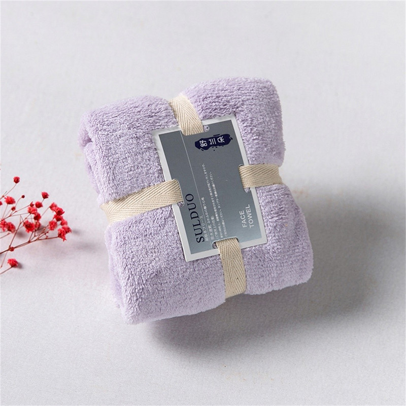 Prosop de baie din fleece de corali îngroșă Absoarbe apă cu uscare rapidă, prietenos cu pielea, prosoape moi din microfibră, articole de baie, 36x80cm, vânzare fierbinte