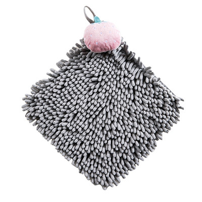 Šeniliniai minkšti rankšluosčiai Animacinių filmų vonios kambario virtuvės rankšluosčiai su pakabinamomis kilpomis Greitai džiūstantys Super sugeriantys mikropluošto šluostės