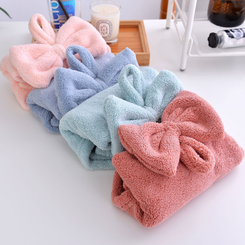 Kreatív csavart csípős kéztörlő tiszta színű puha korall gyapjú törölközők akasztópánttal konyhai háztartási tisztítókendő