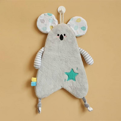 1db puha rajzfilm kéztörlő Kiváló minőségű nedvszívó bőrbarát kényelmes hordozható zsebkendő otthoni konyhai fürdőlepedők