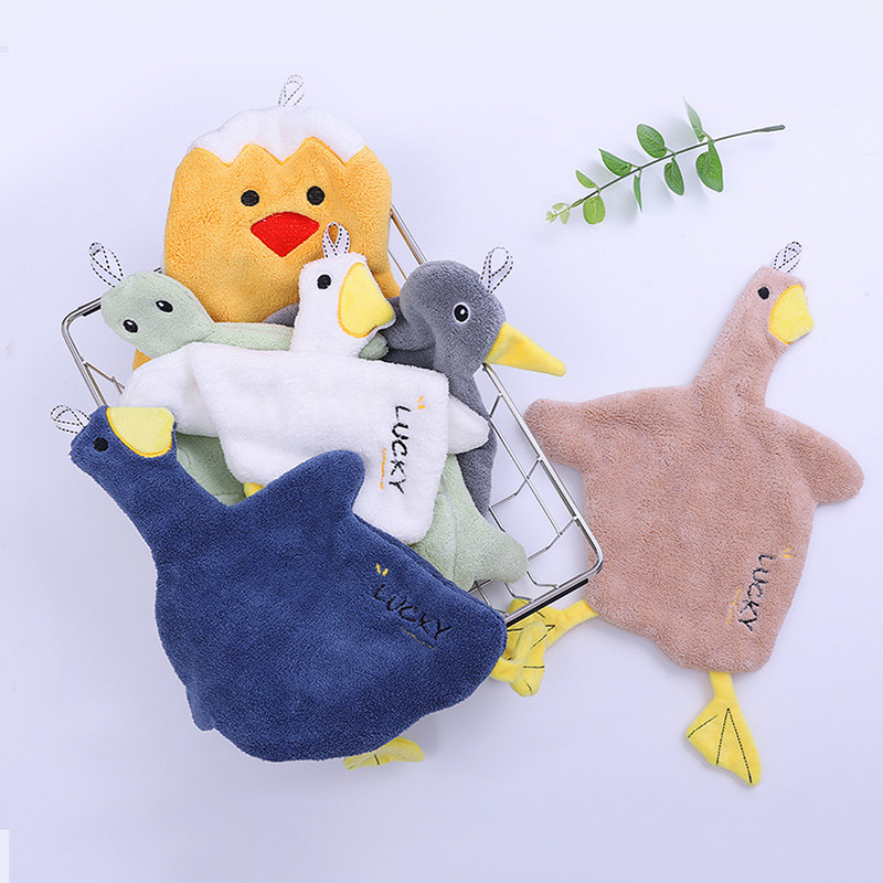 1 gabalas virtuvės koralų vilnos rankšluostis vaikams mielas rankšluosčių valymo audinys, sutirštintas valymo audinys gali būti absorbuojamas