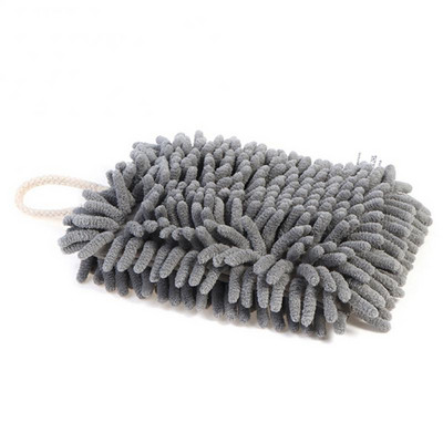 Šeniliniai rankšluosčiai Vonios rankšluosčių rutulys su pakabinamomis kilpomis Greitai džiūstantys minkšti, sugeriantys mikropluošto rankšluosčiai virtuvei