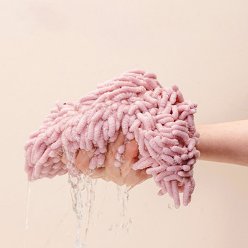 Χαριτωμένα πετσέτες χεριών Hedgehog Chenille με κρεμαστές θηλιές για παιδιά Πετσέτες χεριών Bathrrom Quick Dry Μαλακές απορροφητικές πετσέτες μικροϊνών