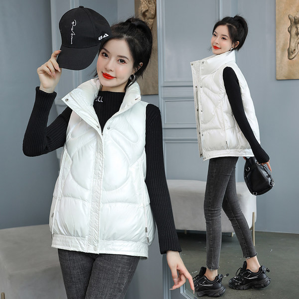 Vesta de dama toamna-iarna cu fermoar si buzunar