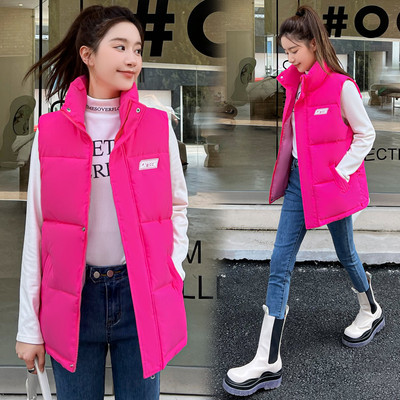 Naujo modelio moteriška liemenė aukšta apykakle - kelių spalvų