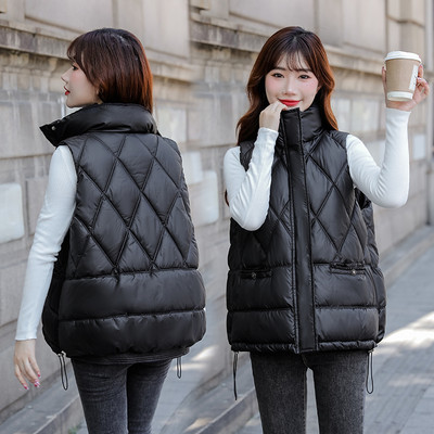 Vesta de dama model scurta cu sireturi