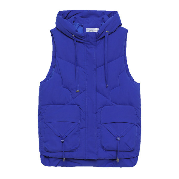 Moteriška liemenė su gobtuvu ir kaklaraiščiais