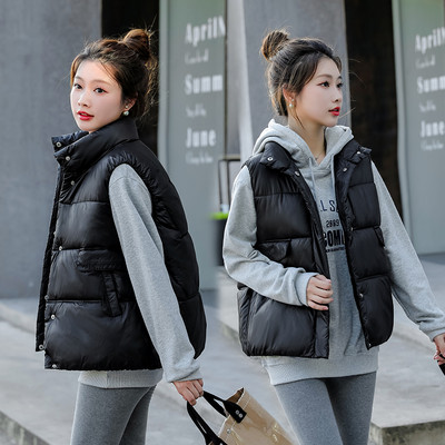 Női mellény magas gallérral - többféle színben