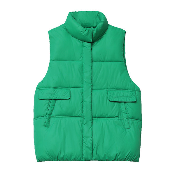 Női mellény magas gallérral - többféle színben