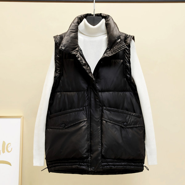 Vesta de dama cu gluga si buzunar