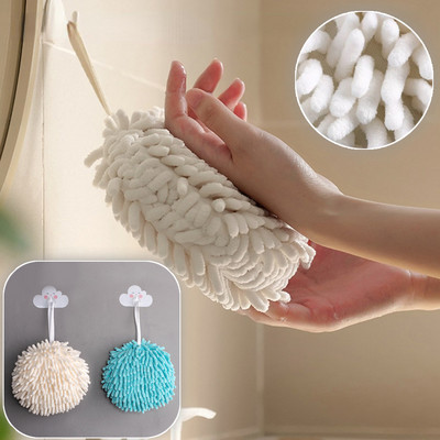 Πετσέτα χεριών Chenille για μπάνιο κουζίνας Κρεμαστή μπάλα πετσετών χεριών Quick Dry Μαλακό απορροφητικό μαντηλάκι Πετσέτες μικροϊνών που στεγνώνουν τα χέρια