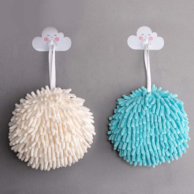 Šenill käterätik vannitoaköögi jaoks Rippuv käterätikupall Kiiresti kuivav pehme imav salvrätik Kätekuivatus Mikrofiiberrätikud