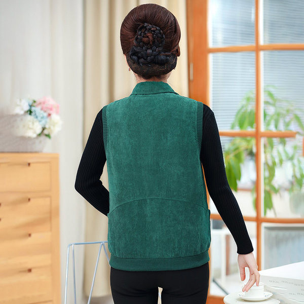 Vesta casual dama cu nasturi in mai multe culori