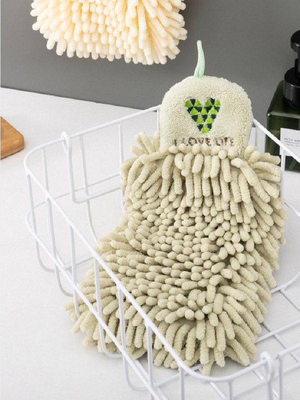 Prosoape de mână moi din chenille Acasă, lavetă super absorbantă, ecologică, cu bucle de agățat Accesorii pentru baie de bucătărie