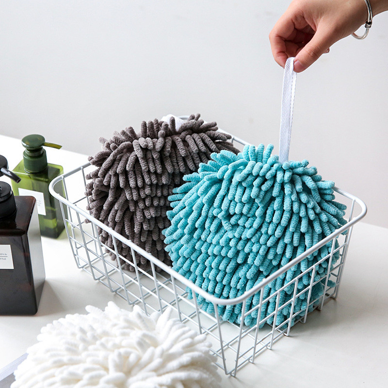 Nuvalykite rankas rankšluosčių kamuoliukas, sugeriantis greitai džiūstantis minkštas sugeriantis mikropluoštas šeniliniai rankšluosčiai Touch Home Health for Virtual Vonios kambarys