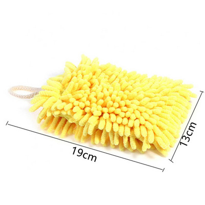 Šenilinis rankšluostis su virvele Greitai džiūstantis minkštas sugeriantis mikropluošto rankšluostis Super sugeriantis, patogus šluostyti audinys virtuvės rankšluostis