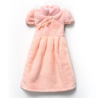 Coraline törülköző Kína Cheongsam akasztható nedvszívó puha gyerek kéztörlő konyhai tiszta törölköző mikroszálas akasztós fürdőszoba