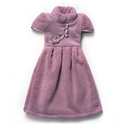 Coraline törülköző Kína Cheongsam akasztható nedvszívó puha gyerek kéztörlő konyhai tiszta törölköző mikroszálas akasztós fürdőszoba