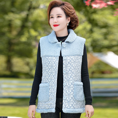 Moteriška laisvalaikio liemenė su gėlių motyvais