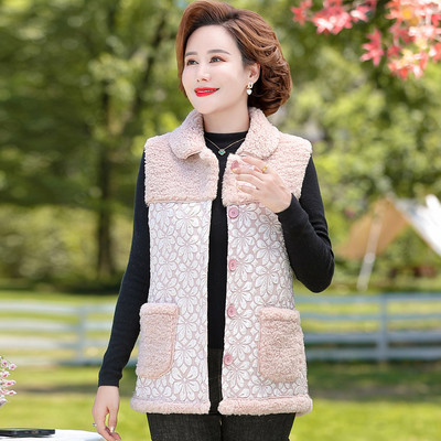 Moteriška laisvalaikio liemenė su gėlių motyvais