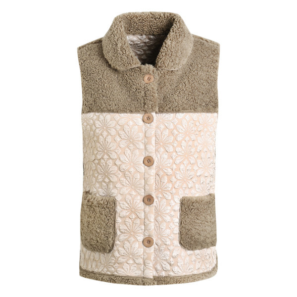 Moteriška laisvalaikio liemenė su gėlių motyvais