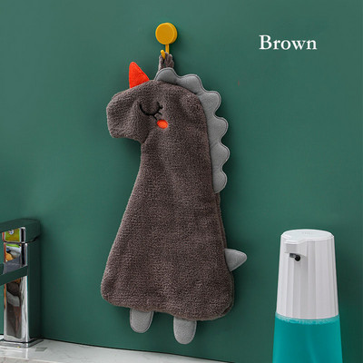 Animacinių filmų dvisluoksnis rankšluostis sutirštintas koralinis aksominis sugeriantis greitai džiūstantis odai tinkamas nosinė virtuvės vonios rankšluosčiai