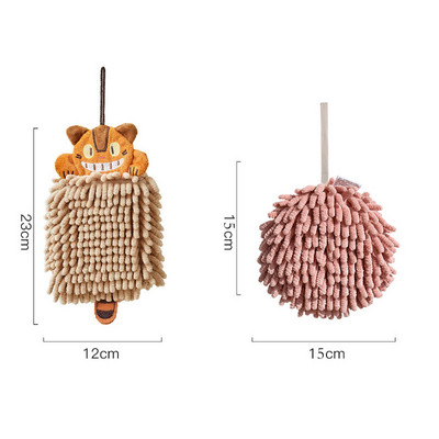 Cartoon Animal zsenília kéztörlő konyhai fürdőszobába szuper puha nedvszívó gyorsan száradó zsebkendő otthoni mikroszálas törölközők