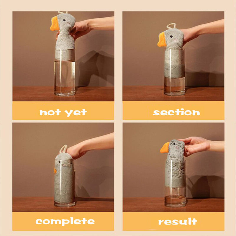 toalla de cocina Prosoape de rață de mână Bucătărie Baie Uscare rapidă Moale absorbantă Copii Uscată de mâini Prosop moale la atingere Prosop de curățare a mâinilor