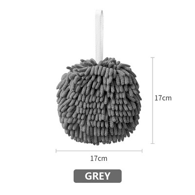 Šeniliniai rankšluosčių kamuoliukai Minkšti mikropluošto rankšluosčiai su pakabinama kilpa, labai sugeriantis greitai džiūstantis virtuvės rankšluostis