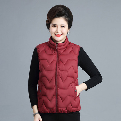 Moteriška trumpa švaraus dizaino liemenė su užtrauktuku