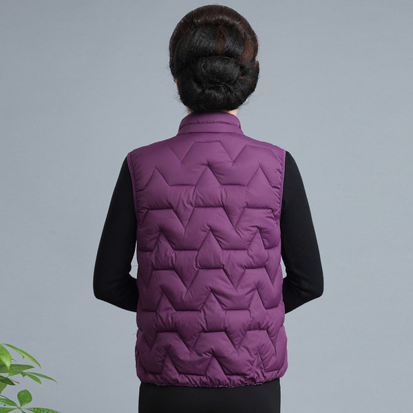 Moteriška trumpa švaraus dizaino liemenė su užtrauktuku