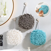 Brzo sušeći ručnici od šenile, viseći na zidu, upijajuća lopta za ručnik Krpa od mikrovlakana Kuhinjski alat za čišćenje Kupaonski pribor