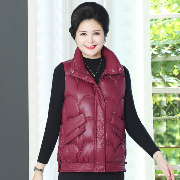 Vesta solida dama cu fermoar si buzunar