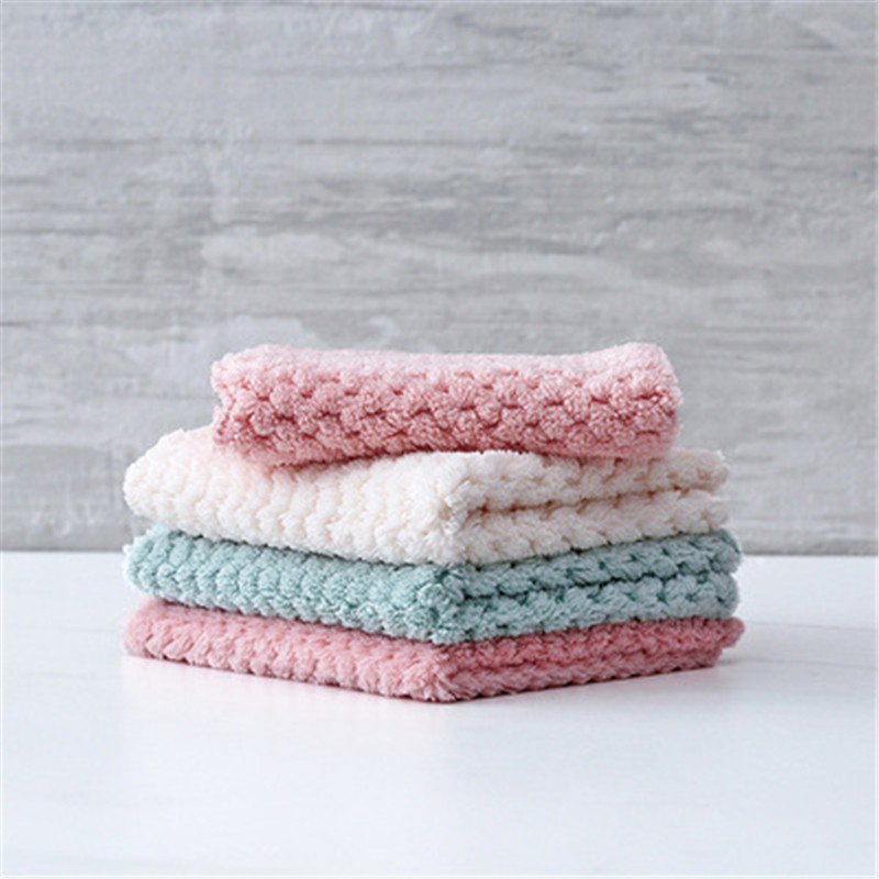 5 buc./lot nu se estompează prosop confort Prosop de vase lavetă de curățare umedă și uscată dublă pentru parbrizul mașinii de acasă Accesorii de bucătărie