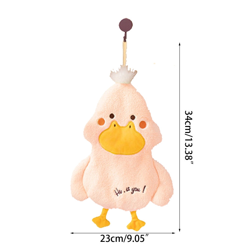 Koralų vilnos rankšluostis, sugeriantis mielas antis bendrabučio vonios kambario durys