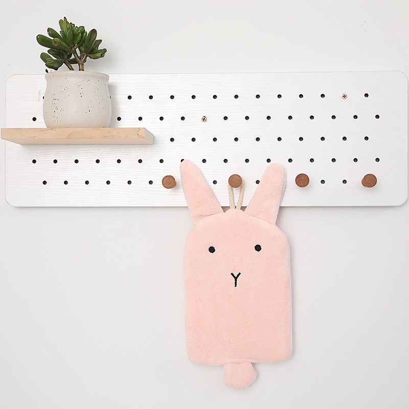 1 paket super upijajućeg visećeg ručnika s vezom za pande Kućni dekor dvostruke namjene Ručnik za ruke od koraljnog runa Kupaonski pribor