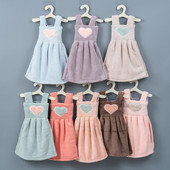 Prosop de mână cu uscare rapidă Rochie minunată țesătură din microfibră super absorbantă, catifea coral, baie, umeraș de bucătărie, prosoape pentru copii