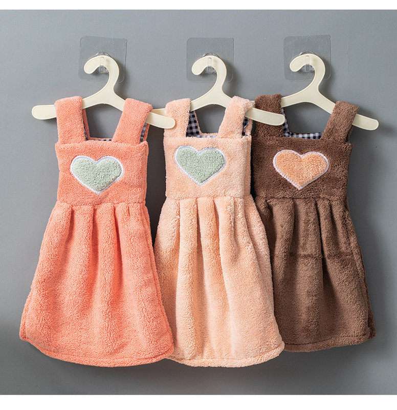 Prosop de mână cu uscare rapidă Rochie minunată țesătură din microfibră super absorbantă, catifea coral, baie, umeraș de bucătărie, prosoape pentru copii