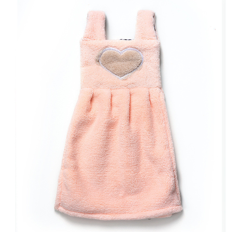Prosop de mână cu uscare rapidă Rochie minunată țesătură din microfibră super absorbantă, catifea coral, baie, umeraș de bucătărie, prosoape pentru copii