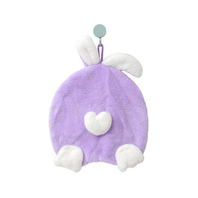 Mieli triušio vaikų rankšluosčiai Kabantys sugeriantis rankšluostis Minkšta greitai išdžiūsta vonios indų šluostė su virvele Virtuvės valymo šluostė