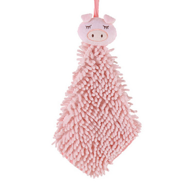 TECHOME Cartoon Animal Hands Rankšluostis Be pūkelių Švarus Virtuvės Vonios Tualetas Greitai džiūstantis rankšluostis Minkštas Valymas rankomis