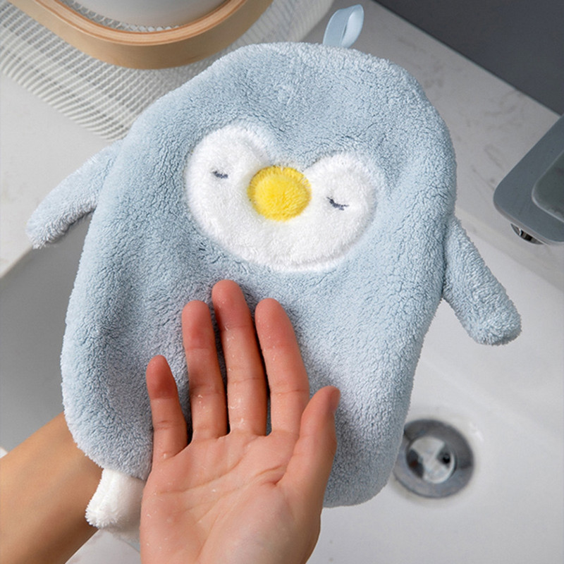 Prosoape drăguțe pentru mâini cu animale Prosop uscat pentru mâini Copii Copii Prosop din microfibră pentru bucătărie, baie, toaletă, prosoape agățate cu uscare rapidă